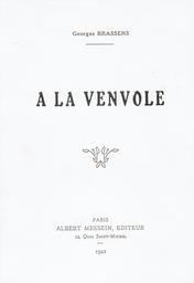 A la venvole / Georges Brassens | 