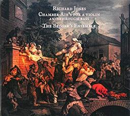 Chamber Air's for a violin and through bass / Richard Jones | Jones, Richard (?-1744)