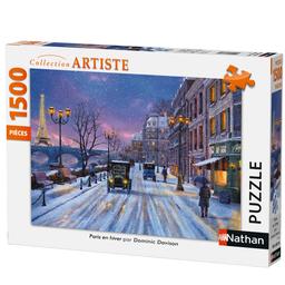 Puzzle Paris en hiver : 1500 pièces / Dominic Davison | Davison , Dominic